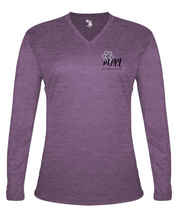 Load image into Gallery viewer, Mare Collaborative - Badger - Women&#39;s Tri-Blend Long Sleeve T-Shirt