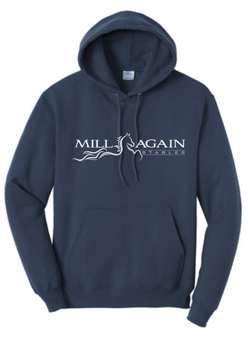 Mill-Again Stables - Port & Company® Core Fleece Pullover Hooded Sweatshirt