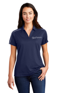 Mill-Again Stables - Sport-Tek® Ladies Micropique Sport-Wick® Piped Polo