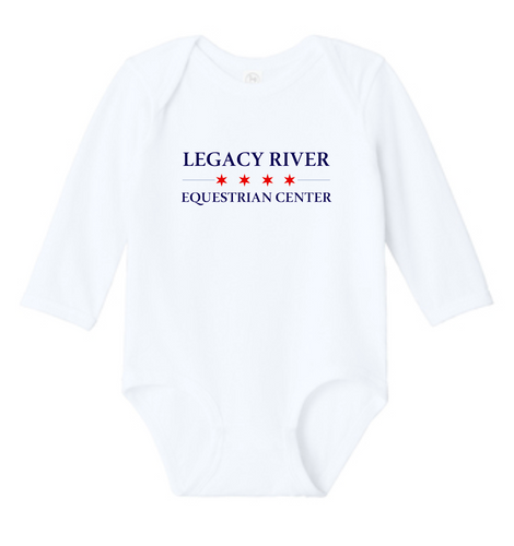 Legacy River Equestrian Center - Rabbit Skins™ Infant Long Sleeve Jersey Bodysuit