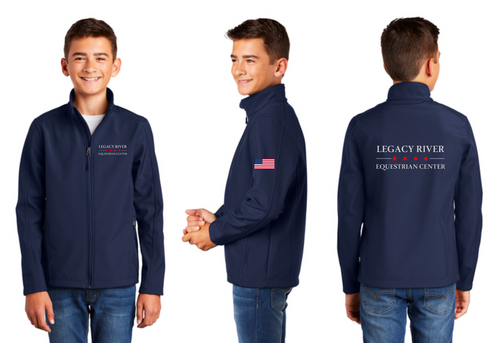 Legacy River Equestrian Center - Port Authority® Youth Core Soft Shell Jacket