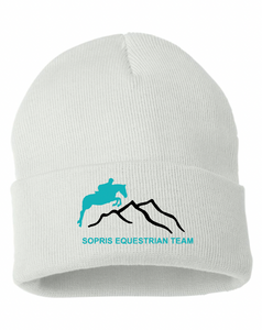 Sopris Equestrian Team - Sportsman - 12" Knit Beanie (POM & NO POM)