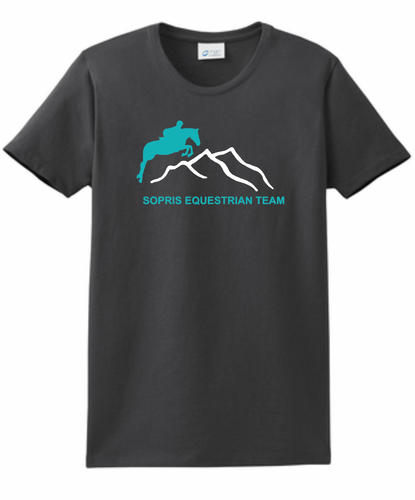 Sopris Equestrian Team - Port & Company® Essential Tee - Screen Printed