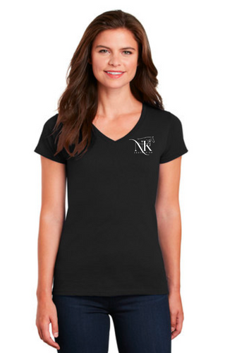 NK Equestrian - Gildan® Women's Heavy Cotton™ 100% Cotton V-Neck T-Shirt