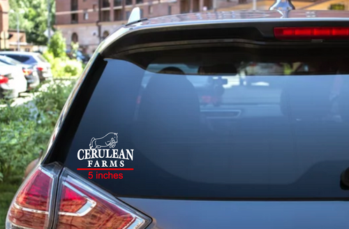 Cerulean Farms - Car Decal