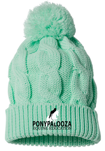 Pony Palooza - Richardson - Chunk Twist Knit Beanie With Cuff