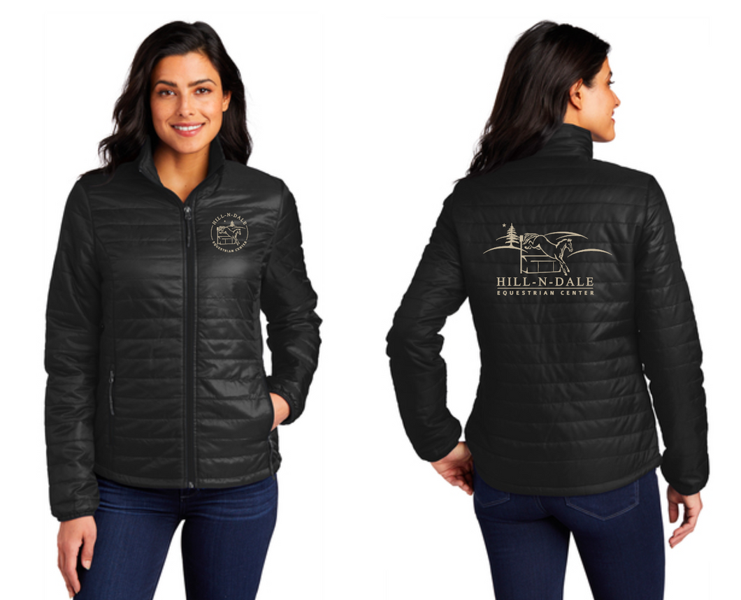 Hill-N-Dale Equestrian Center - Port Authority® Packable Puffy Jacket (Ladies & Men's)