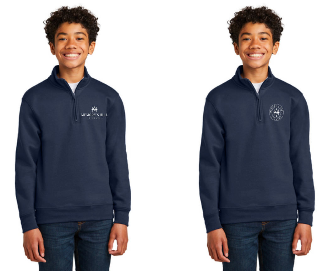 Memory's Hill Stables - Port & Company ® Youth Core Fleece 1/4-Zip Pullover Sweatshirt