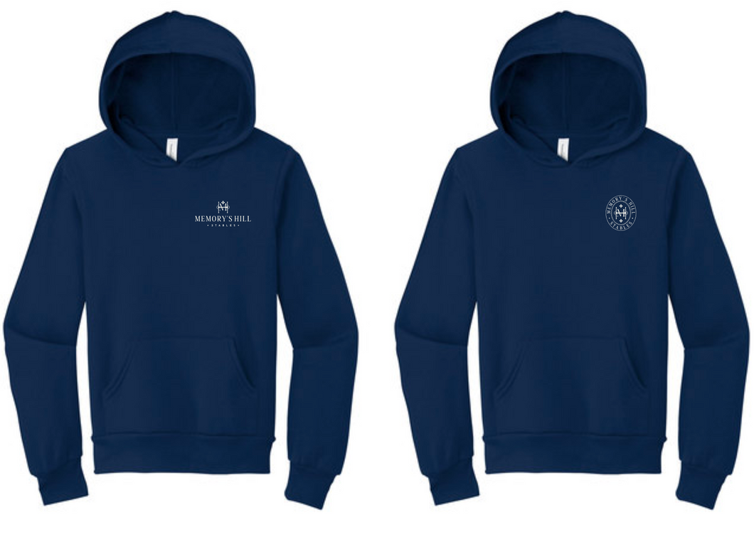 Memory's Hill Stables - BELLA+CANVAS ® Youth Sponge Fleece Pullover Hoodie