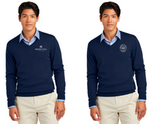 Load image into Gallery viewer, Memory&#39;s Hill Stables - Brooks Brothers ® Washable Merino V-Neck Sweater