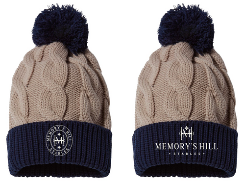 Memory's Hill Stables - Richardson - Chunk Twist Knit Beanie With Cuff