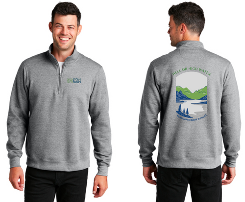 Hell or High Water - Port & Company® Fan Favorite™ Fleece 1/4-Zip Pullover Sweatshirt