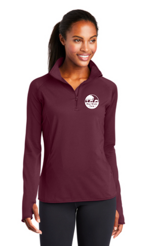 Blue Winds Farm - Sport-Tek® Sport-Wick® Stretch 1/2-Zip Pullover (Ladies & Men's)