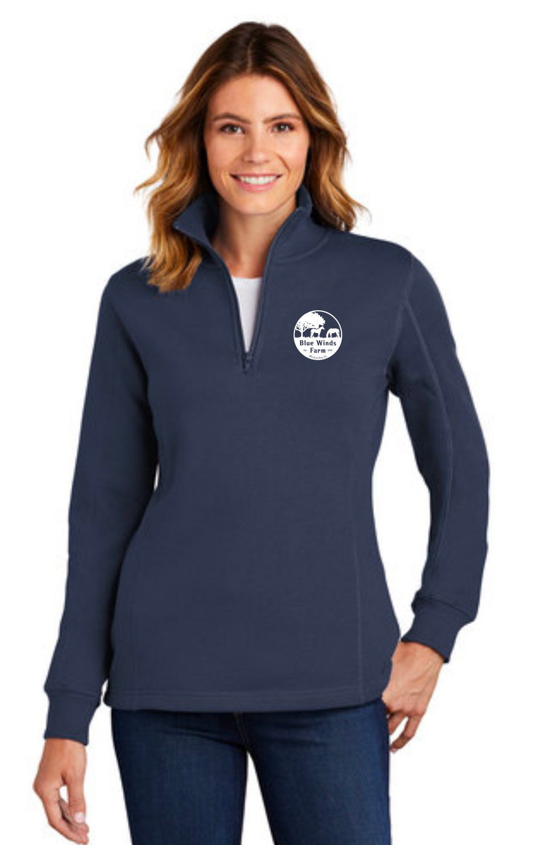 Blue Winds Farm - Sport-Tek® 1/4-Zip Sweatshirt (Ladies & Men's)