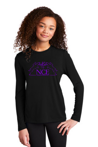 NCE Equestrian - Sport-Tek® Posi-UV® Pro Long Sleeve (Men's, Ladies, Youth)