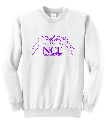 NCE Equestrian - Port & Company® Core Crewneck Sweatshirt (Adult, Youth)