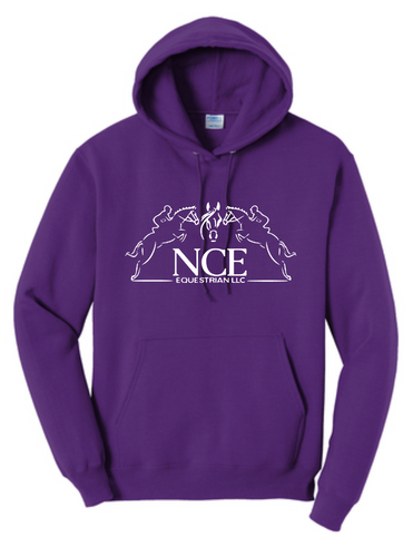 NCE Equestrian - Port & Company® Core Hooded Sweatshirt (Adult, Youth)