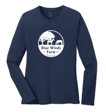 Load image into Gallery viewer, Blue Winds Farm - Port &amp; Company® Long Sleeve Core Cotton Tee (Men&#39;s, Ladies, Youth)