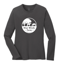 Load image into Gallery viewer, Blue Winds Farm - Port &amp; Company® Long Sleeve Core Cotton Tee (Men&#39;s, Ladies, Youth)