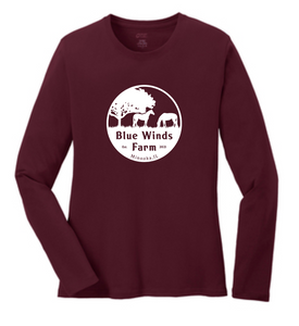 Blue Winds Farm - Port & Company® Long Sleeve Core Cotton Tee (Men's, Ladies, Youth)