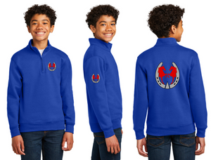 Moctezuma Stables - Port & Company ® Youth Core Fleece 1/4-Zip Pullover Sweatshirt