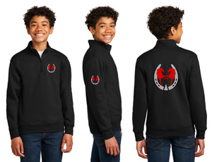 Moctezuma Stables - Port & Company ® Youth Core Fleece 1/4-Zip Pullover Sweatshirt