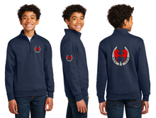 Load image into Gallery viewer, Moctezuma Stables - Port &amp; Company ® Youth Core Fleece 1/4-Zip Pullover Sweatshirt