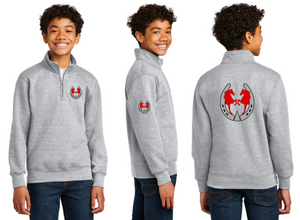 Moctezuma Stables - Port & Company ® Youth Core Fleece 1/4-Zip Pullover Sweatshirt