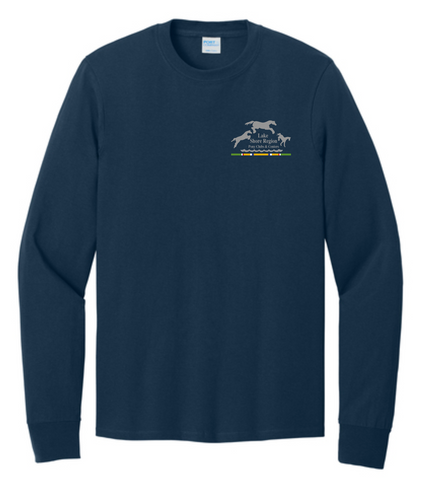 Lakeshore Region Pony Club - Port & Company® Long Sleeve Core Cotton Tee (Men's, Ladies, Youth)