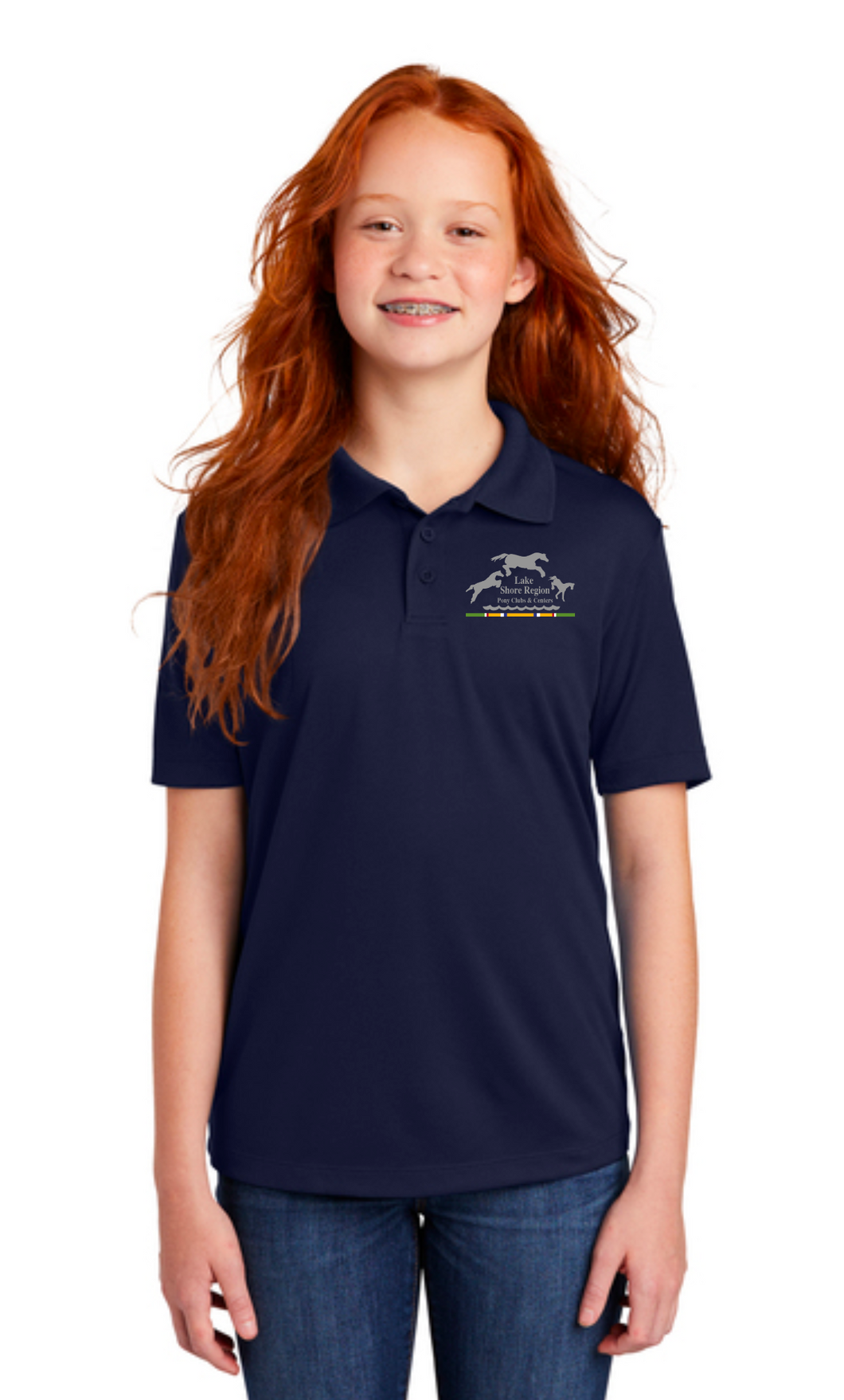 Lakeshore Region Pony Club - Sport-Tek® PosiCharge® RacerMesh® Polo (Men's, Ladies, Youth)