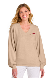 USHJA - TravisMathew Women’s Long Weekend V-Neck