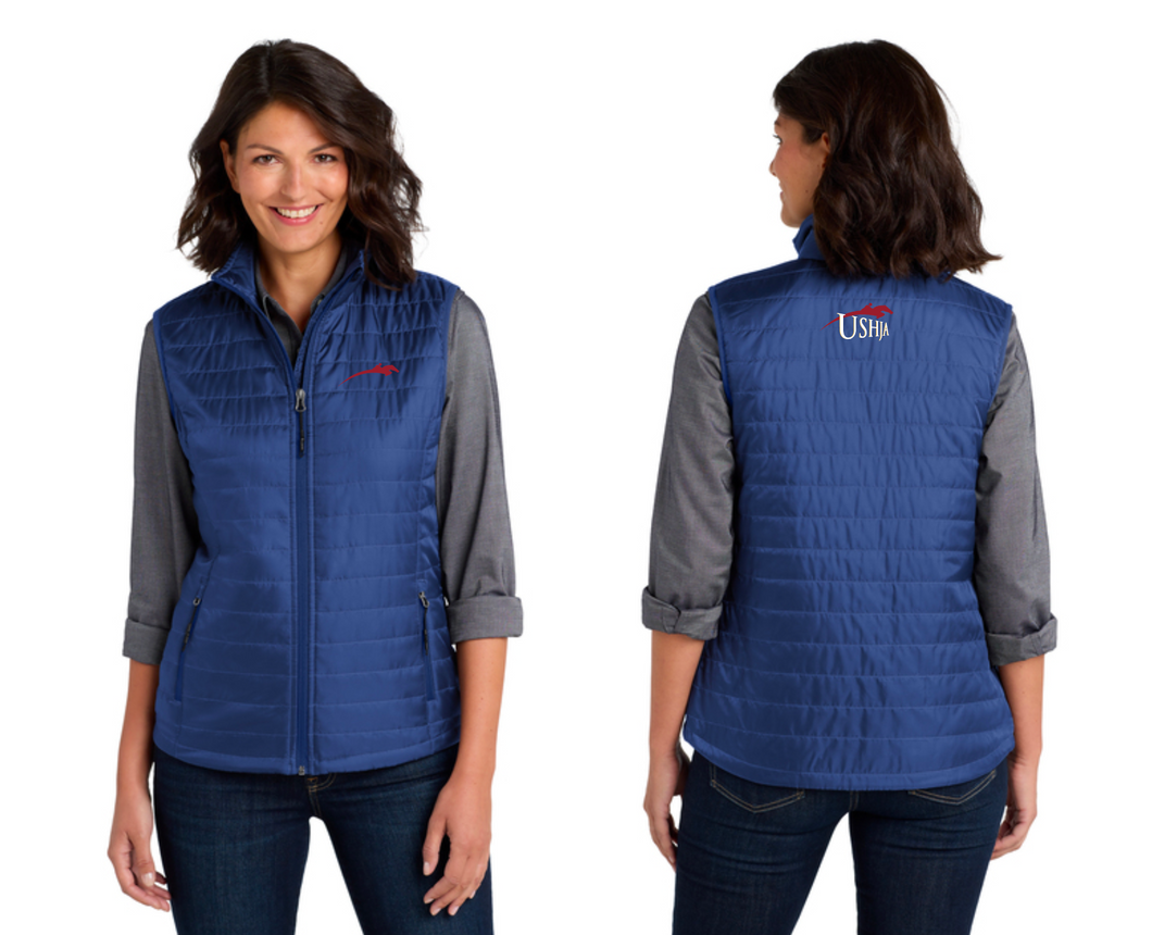 USHJA - Port Authority® Ladies Packable Puffy Vest