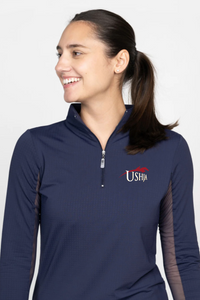 USHJA - EIS Solid COOL Shirt ® (Ladies & Children)