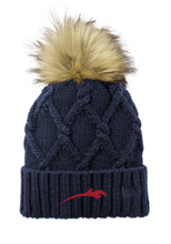 Load image into Gallery viewer, USHJA - New Era ® Faux Fur Pom Beanie