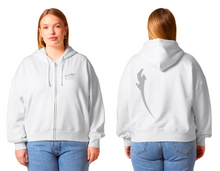 Load image into Gallery viewer, USHJA - Women’s Ida Full-Zip Monochrome Hooded Sweatshirt