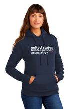 Load image into Gallery viewer, USHJA  - Ladies Core Fleece Pullover Hooded Sweatshirt