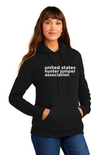 Load image into Gallery viewer, USHJA  - Ladies Core Fleece Pullover Hooded Sweatshirt