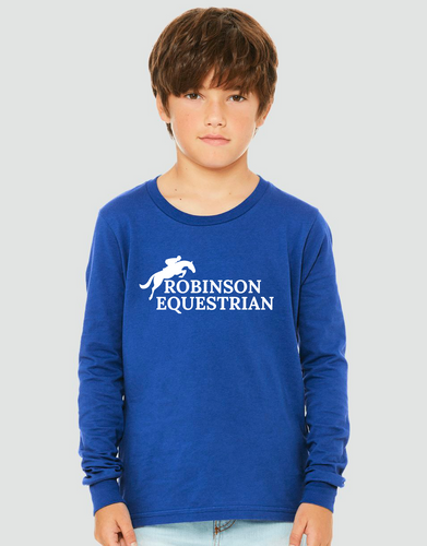 Robinson Equestrian - BELLA+CANVAS ® Youth Jersey Long Sleeve Tee