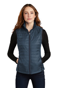 Hoofprints on the Heart - Port Authority® Ladies Packable Puffy Vest