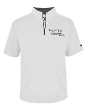 Load image into Gallery viewer, The Gifted Equine Foundation - Badger - B-Core Short Sleeve 1/4 Zip Tee