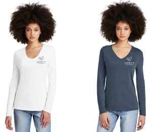 Lucky C Stables - District® Women’s Perfect Tri® Long Sleeve V-Neck Tee