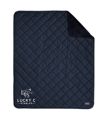 Lucky C Stables - Eddie Bauer® Quilted Insulated Fleece Blanket