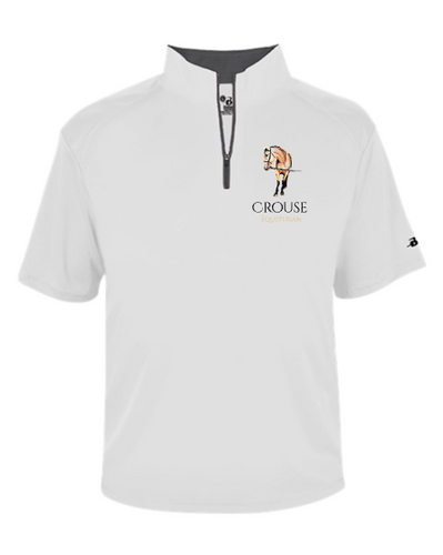 Crouse Equestrian - Badger - B-Core Youth Short Sleeve 1/4 Zip Tee