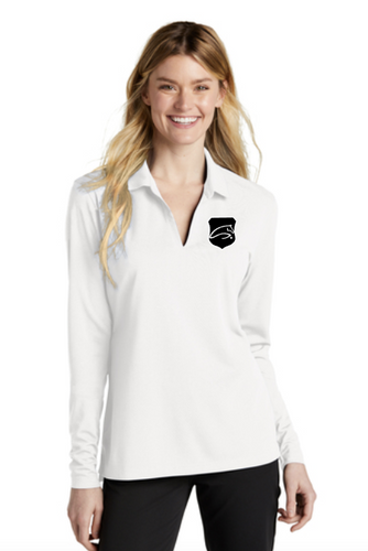 Kinvarra Farm - Nike Ladies Dri-FIT Micro Pique 2.0 Long Sleeve Polo