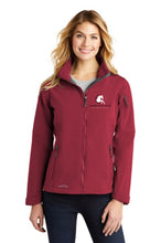 Load image into Gallery viewer, Heather Wilson-Roller Dressage - Eddie Bauer® - Ladies Soft Shell Jacket - RHUBARB REDONLY (DISCONTIUNED LIMITED QUANTITIES)