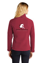 Load image into Gallery viewer, Heather Wilson-Roller Dressage - Eddie Bauer® - Ladies Soft Shell Jacket - RHUBARB REDONLY (DISCONTIUNED LIMITED QUANTITIES)